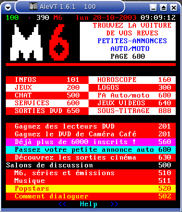 Fentre de Teletext